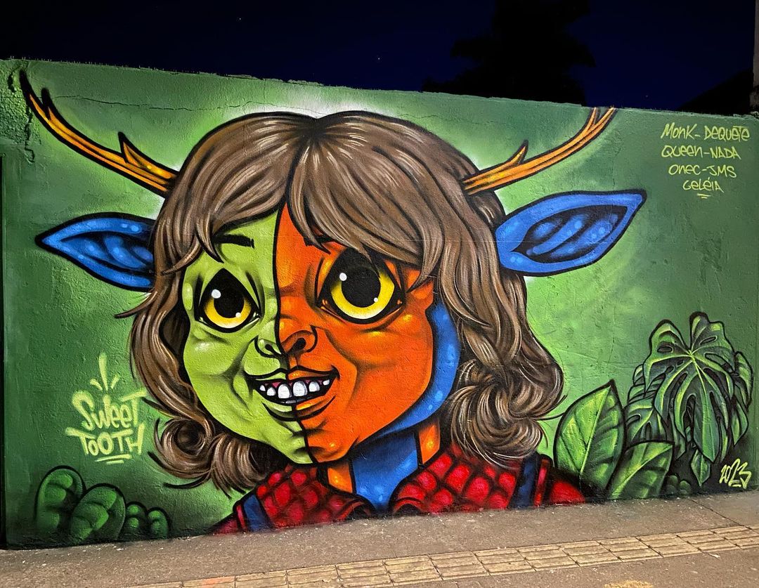 Dequete chegou a Uberlândia em 2013 com trabalhos de grafite I Foto: ACERVO PESSOAL